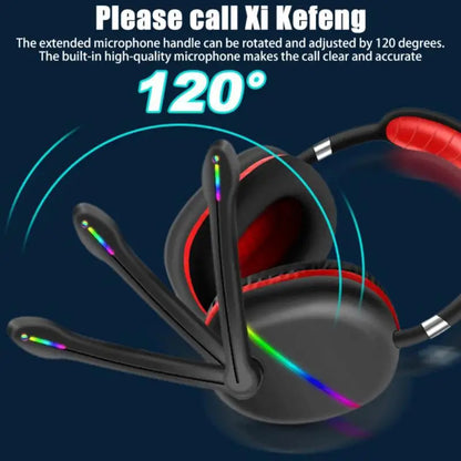 New Wireless Gaming Headphones Headset Deep Bass Stereo Gamer E-sports Earphone Helmet With Microphone For Phone PC Laptop