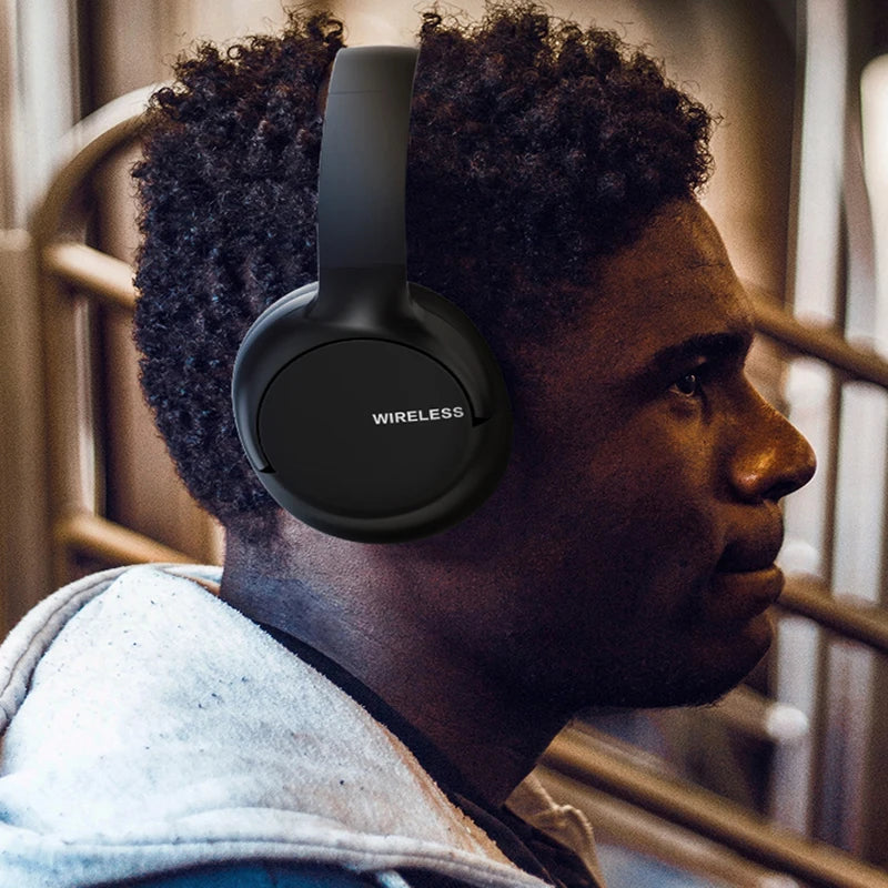 Headphones Bluetooth HIFI Wireless Stereo Over Ear Earphone Handsfree DJ Headset Ear Buds Head Phone Earbuds For iPhone Xiaomi